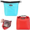 LBQUTN 2 Pezzi Borsa Termica Piccola Borsa Frigo Porta Pranzo per Ufficio e Scuola, Mini Borsetta Termica Isolata e Impermeabile per Alimenti, Ideale per Lavoro e Picnic, Rosso e Celeste