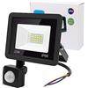 MXTIMWAN 20W Faretto LED da Esterno, 1600LM Faretti LED Esterno, 6500K Luce Bianca Fredda Proiettore Faro LED, Impermeabile IP66 Super Luminosa Proiettore Faro LED da Esterno per Patio Cortile Garage