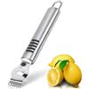 Duokon Scorza Pelapatate di Limone, Grattugia per Limone Professionale in Acciaio Inossidabile per Cocktail al Gin, Utensile da Idee Regali (16 x 2,6cm)