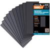 Fandeli | Carta vetrata all'acqua | Assortimento di grani da 120 a 2500 | 36 fogli da 23 x 9,3 cm | Per la lucidatura di auto, mobili in legno e metalli, resistente all'acqua