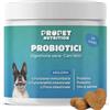 PROPET NUTRITION Probiotici per Cani (360 G.) Fermenti Lattici Cane + Prebiotici + Olio di Salmone. Equilibrio Intestinale e Digestione. 5 Miliardi UFC. 120 Masticativi. Ripristino della Flora Batterica. Gusto pollo