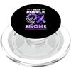 Alzheimer's Awareness Purple Ribbon Appa Indosso Viola Per Il Supporto Di Mia Mamma Alzheimer PopSockets PopGrip per MagSafe