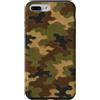 The Print Edit Custodia per iPhone 7 Plus/8 Plus Motivo mimetico retrò verde militare vintage mimetico