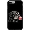 Vintage Rottweiler Bubblegum Aesthetic S Custodia per iPhone 7 Plus/8 Plus Gomma da masticare rosa Rottweiler, simpatica grafica per amanti dei cani