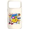 Funny Eighties 80s Costume Party Back to Custodia per iPhone 17 Pro Max Pattino a rotelle Boombox retrò vintage anni '80