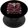 Floral Mexican Halloween Día De Los Muer 67 Squadra Spettrale Seis Siete 67 Meme Dia De Los Muertos PopSockets PopGrip Adesivo