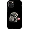 Vintage Poodle Bubblegum Aesthetic Style Custodia per iPhone 11 Pro Barboncino rosa Bubble Gum carino barboncino amante dei cani grafica donna