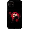 Cyberpunk Visual Kei J-Rock Ramen Japan Custodia per iPhone 11 Anime Japan Samurai Tattoo K-Pop Y2K Manga Geisha Kawaii