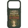 Funny History Adult Joke Humor Mythology Custodia per iPhone 17 Pro Divertente citazione della mitologia di Medusa Mito Greco Umorismo
