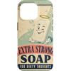 Random Galaxy Custodia per iPhone 16 Pro Sapone extra forte per pensieri sporchi vintage umorismo bagno