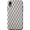 The Print Edit Custodia per iPhone XR Porcellana a rete nera - Goth Gothic Skin Bianca
