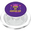 Camping Car Cadeau Femme Fille Caravane Regina del Camping-Car Umorismo Donna Ragazza Caravan Van PopSockets PopGrip per MagSafe