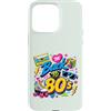 Funny Eighties 80s Costume Party Back to Custodia per iPhone 15 Pro Max Back to 80s Nostalgia Roller Skate Boombox Cassette Tape anni '80