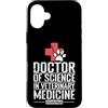 profession academic degree university ca Custodia per iPhone 16 Plus Dottore in Medicina Veterinaria Medicina Fauna Selvatica