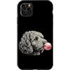 Vintage Doodle Bubblegum Aesthetic Style Custodia per iPhone 11 Pro Max Gomma da masticare rosa Doodle Doodle, simpatica grafica per amanti dei cani