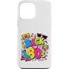 Funny Eighties 80s Costume Party Back to Custodia per iPhone 13 Pro Max Back to 80s Nostalgia Roller Skate Boombox Cassette Anni Ottanta