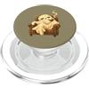 Spooky Lounge Society Divertente Meh Ghost Halloween Inverso Spettrale Stagione Umorismo PopSockets PopGrip per MagSafe