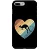 kangaroo marsupial Australia outback ani Custodia per iPhone 7 Plus/8 Plus Cuore con Kangaroo Australia Outback Animal