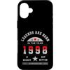 Neunziger Baujahr Vintage Klassiker 98 9 Custodia per iPhone 16 Plus Vintage 1998 Legende geboren Retro Compleanno Idea Regalo