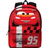 Disney Cars 3 Speed-Zaino HS FAN 3.0, Rosso 31 x 41 cm, Capacità 22 L