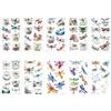 Generic Adesivo Per Tatuaggio Libellula, Gita Primaverile, Picnic Estivo, Ali Di Libellula Dai Colori Reali, Adesivo Per Tatuaggio Temporaneo Per Bambini 120 * 69mm