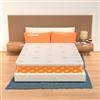MiaSuite TOPPER CORRETTORE IN MEMORYFOAM PER MATERASSO SINGOLO 80X190 ALTEZZA 8 CM SFODERABILE ALOE VERA
