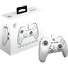 msi Force GC200 White - Controller Gamepad per PC cablato, trigger effetto hall, bastoncini analogici avanzati, motori a doppia vibrazione, USB 3.0 - cablati