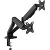Cabletech UCH0208-2 Supporto doppio per 2 monitor, diagonale da 17" a 32", nero