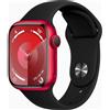 Apple Watch Series 8 Alluminio 45 mm (2022) | GPS + Cellular | (PRODUCT)RED | Cinturino Sport Nero M/L