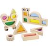 Janod Sensory Game Translucent Blocks 12 pz