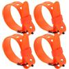 Hemobllo Cinghie Regolabili e Facile Cambio per Scarponi da Sci 4 Pezzi in TPU Arancione 30cm con Presa Eccezionale per Avventure sulla Neve e Snowboard