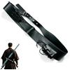 Hayaww Portaspada Posteriore Pelle PU Regolabile Medievale Cosplay Katana | Fibbia Acciaio, Allacciatura, Spada Lunga Rapier, LARP Reenactment Samurai Cavaliere Costume Accessorio Classico