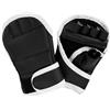 Gatuida Guanti da Boxe a Mezzo Dito Neri per Allenamento e Sparring | Oxford Cloth e Pu Leather, Presa Comoda e Antiscivolo, Portatili, per Boxe e Muay Thai