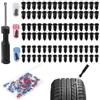 KIBBEH Kit di tappi per pneumatici a vite, resistenti per auto/camion | Tappo in gomma con design a vite, 90 pezzi, 3 misure, per pneumatici SUV/moto/bicicletta, custodia portatile