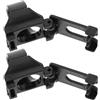 Alasum 2 Pezzi Clip per Boccaglio Supporto Tubo Snorkel in Plastica Nero, Fermo Regolabile per Attrezzatura Subacquea e Snorkeling, per Tubo Sostituibile, Previene L'allentamento