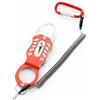 Folpus Pinza Pesa Pesci Portatile Pinza Terminale per Presa Pesci Presa Ferma Ganasce Chiuse Struttura Leggera Scorrimento Acciaio Inox 304 con Cordino E, Red