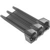 Beavorty Astuccio Freccette Portatile Compatto in Plastica Nera Scomparti | Scatola Resistente all Usura, Design Divisorio Interno, per Accessori Freccette, Formato Tascabile