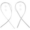 GALPADA 2 Pezzi Cinturino di Ricambio per Maschera con Fibbia in Silicone