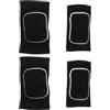 Didiseaon 1 Set di Protezioni Sportive Imbottite per Bambini, Colore Nero.