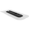 BESTOMZ Fin Box Paddle Board Gonfiabile Bianco in PVC, Supporto Pinna per Tavola da Surf, Compatibile con Tavole SUP e Longboard, per Installazione Rapida e Protezione Tavola