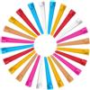 Nukinp Tee da golf 100 pezzi 7,1 cm lunghi e piatti in plastica PP tee da golf per allenamento portatile colore casuale sostituzione Tee accessori