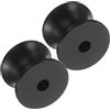 TOVINANNA 2 Pezzi Boat Anchor Mount Bow Roller Resistente alla Pioggia Riduce Attrito Catena Ruota di Ricambio per Yacht Kayak e Rimorchio Nautico Accessori