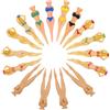 TOVINANNA 16 Pezzi Tee da Golf Divertente Magliette da Golf in Plastica 3 Stili Leggero la Palla per Allenamento