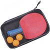 POPETPOP 2 Pezzi Set di Racchette da Ping Pong con Impugnatura Ergonomica e Controllo Avanzato, Materiale Pioppo e Gomma, per Allenamento Sportivo
