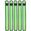 BESPORTBLE Pezzi Bracciale Luminoso LED Slap Verde In Stoffa E Ferro | Alta Visibilità Riflettente, Comfort e Affidabilità, Uso Outdoor e Sportivo