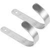 NUSITOU Staffa Salvagente in Acciaio Inox 2 Pezzi, Apertura 3 Pollici