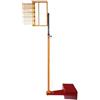Generic Dispositivo di Allenamento Salto Tester Verticale Pannello di Raggiungimento Telaio Superiore Rettangolare Pannello a Gradini Incrementi 10cm, Style to 1