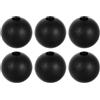 UPKOCH Cable Machine Limit Ball, 6 Pezzi in Nailon Nero, Fori da 8 mm, per Macchine Fitness, Design Salvaspazio