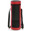 Lcarege Borsa termica per bottiglie, 1,5 l, con cinghia regolabile, isolamento a lunga durata, tessuto Oxford, rosso