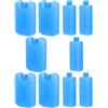 Artibetter Ice Packs for Cooling Machine, Instant Cold Pack, 10 Pezzi, PE, Blu, sustained Cooling, per Compact Coolers Camping